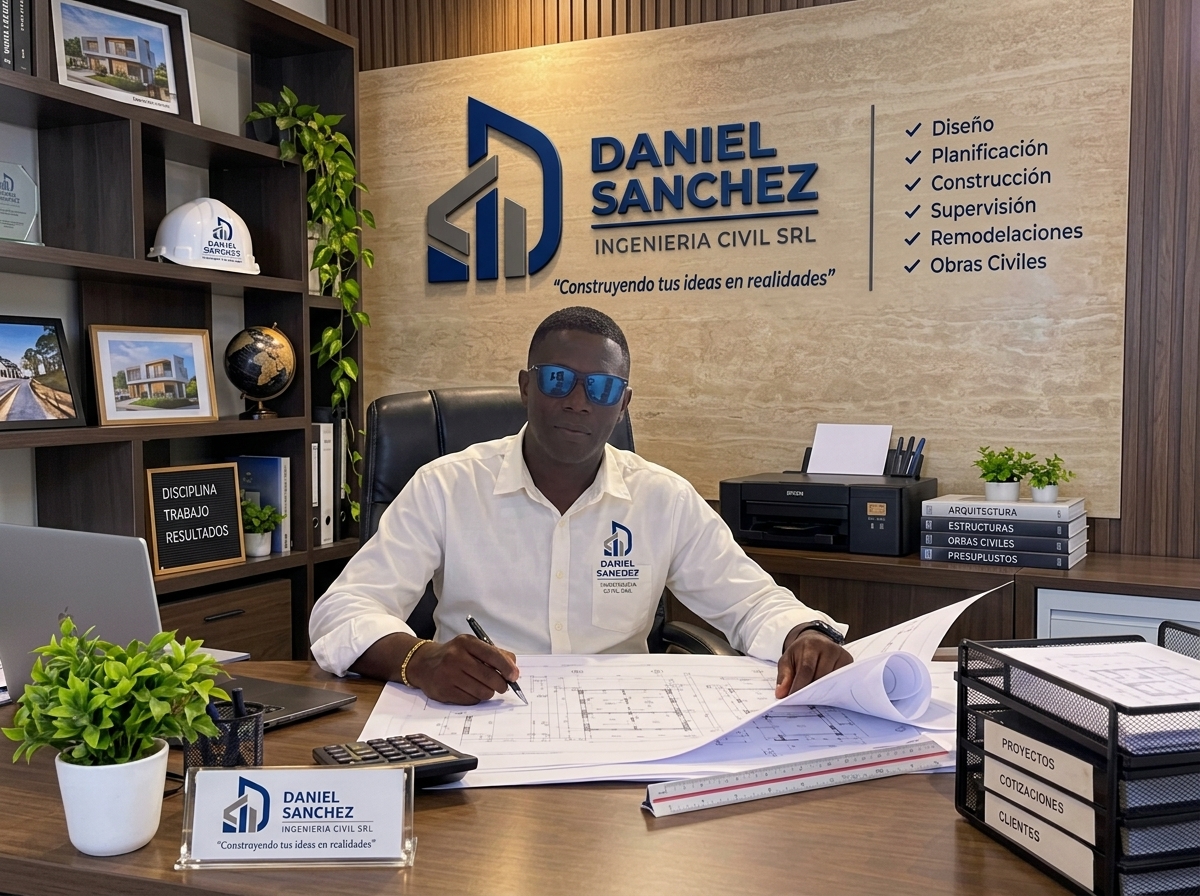 Ing. Daniel Sánchez en Oficina